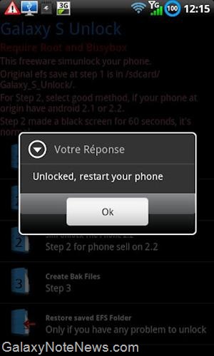 galaxy note sim unlock