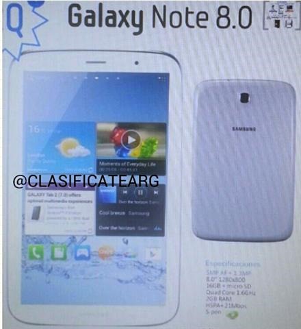 Galaxy Note 8.0 Price