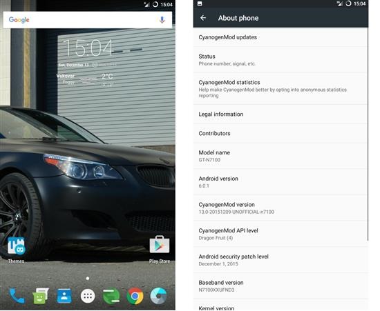 Download Galaxy Note 2 Android 6 Marshmallow ROM