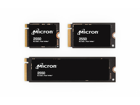 Micron 2550 NVMe SSDs